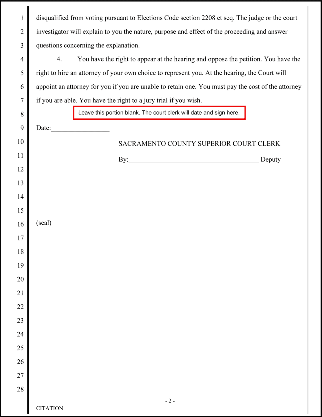 Sample Citation for Conservatorship, page 2