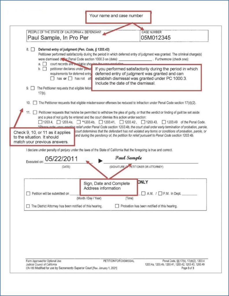 What is the Difference between a Dismissal and an Expungement?