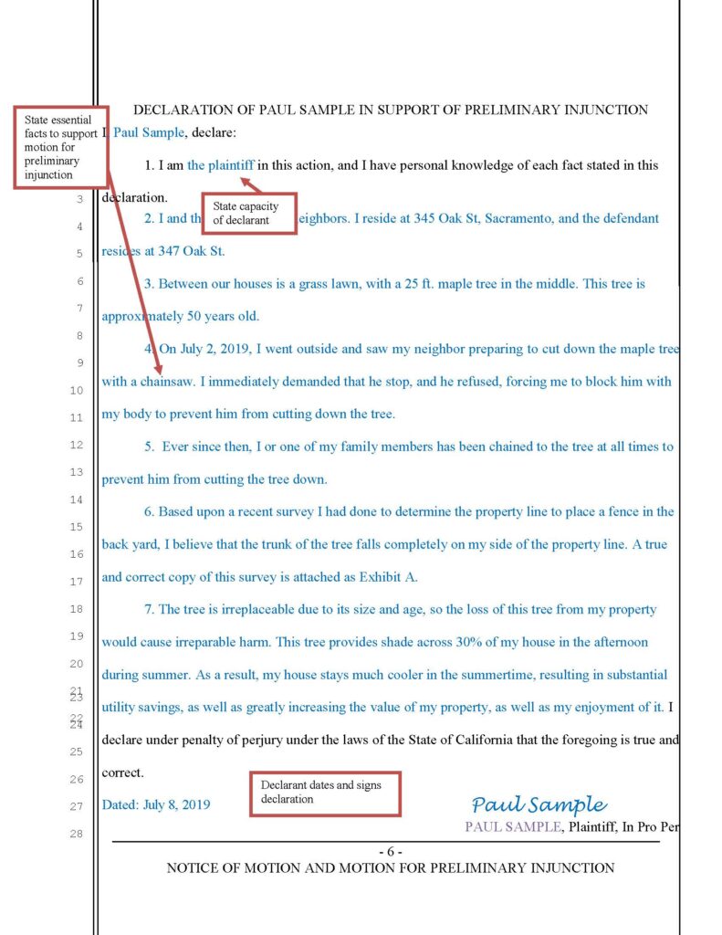 Motion for Preliminary Injunction (page 6)