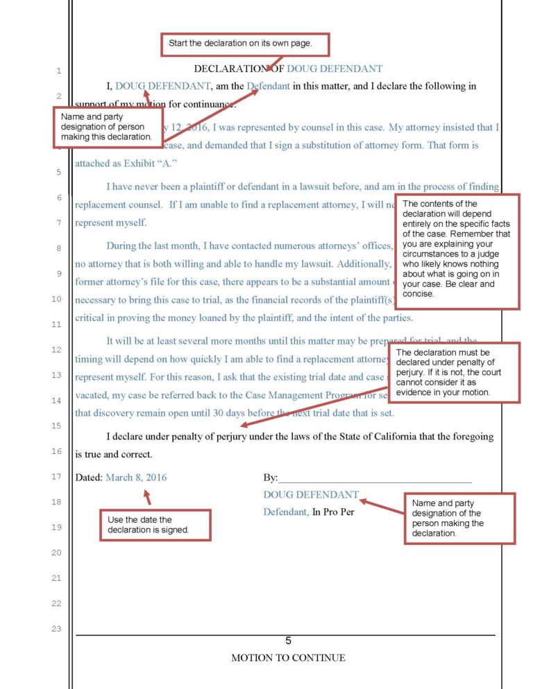 Motion to Continue Trial and Mandatory Settlement Conference ...