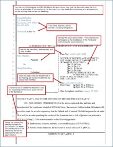 Motion To Set Aside (Relief From Default Judgment) - Sacramento County ...