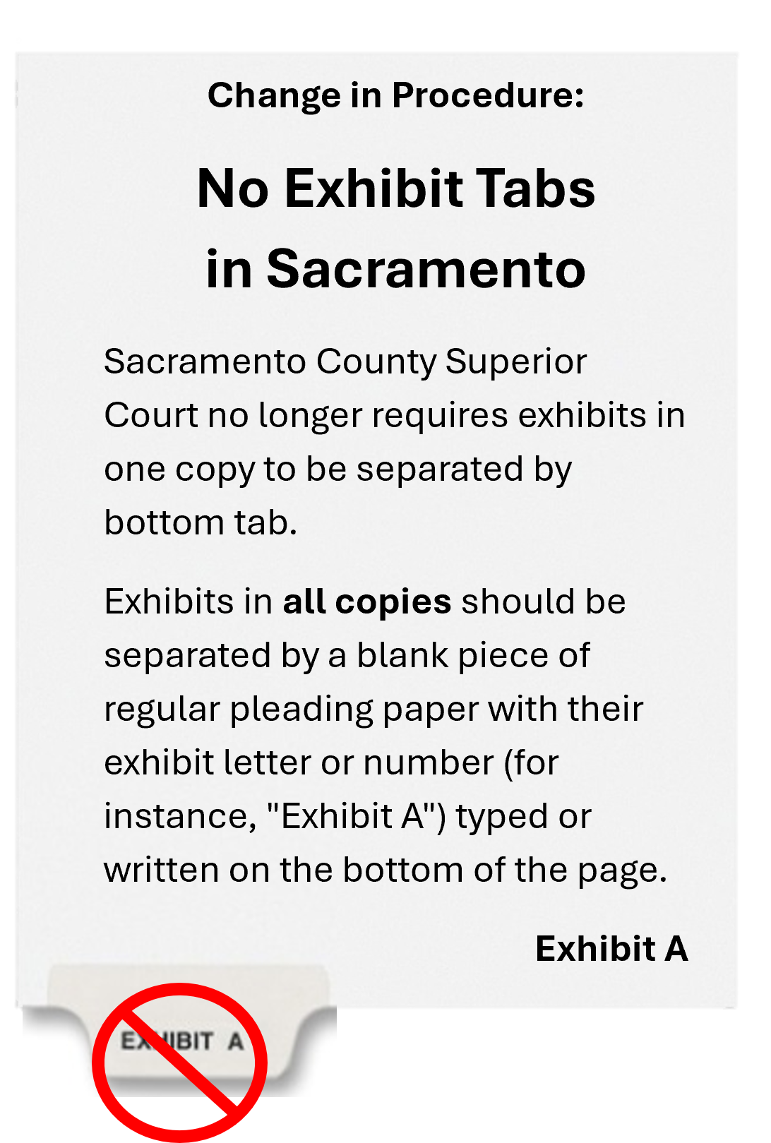 What about bottom exhibit tabs sacramento county public law library