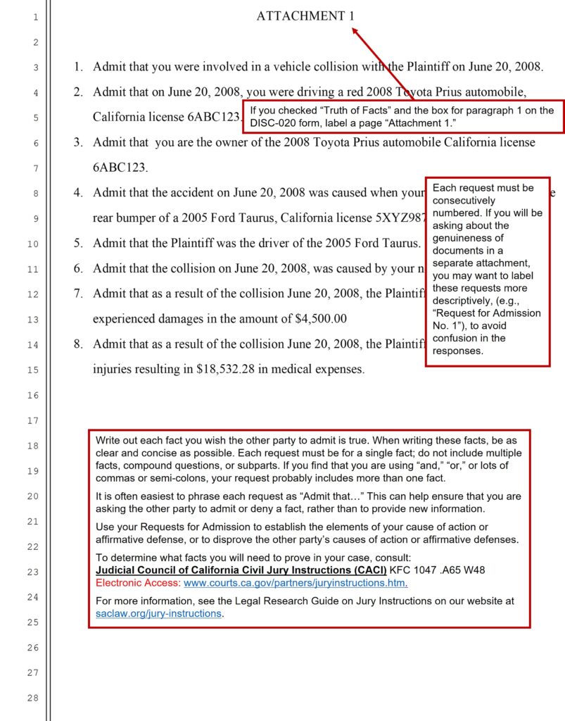 Attachment 1 (Truth of Facts)