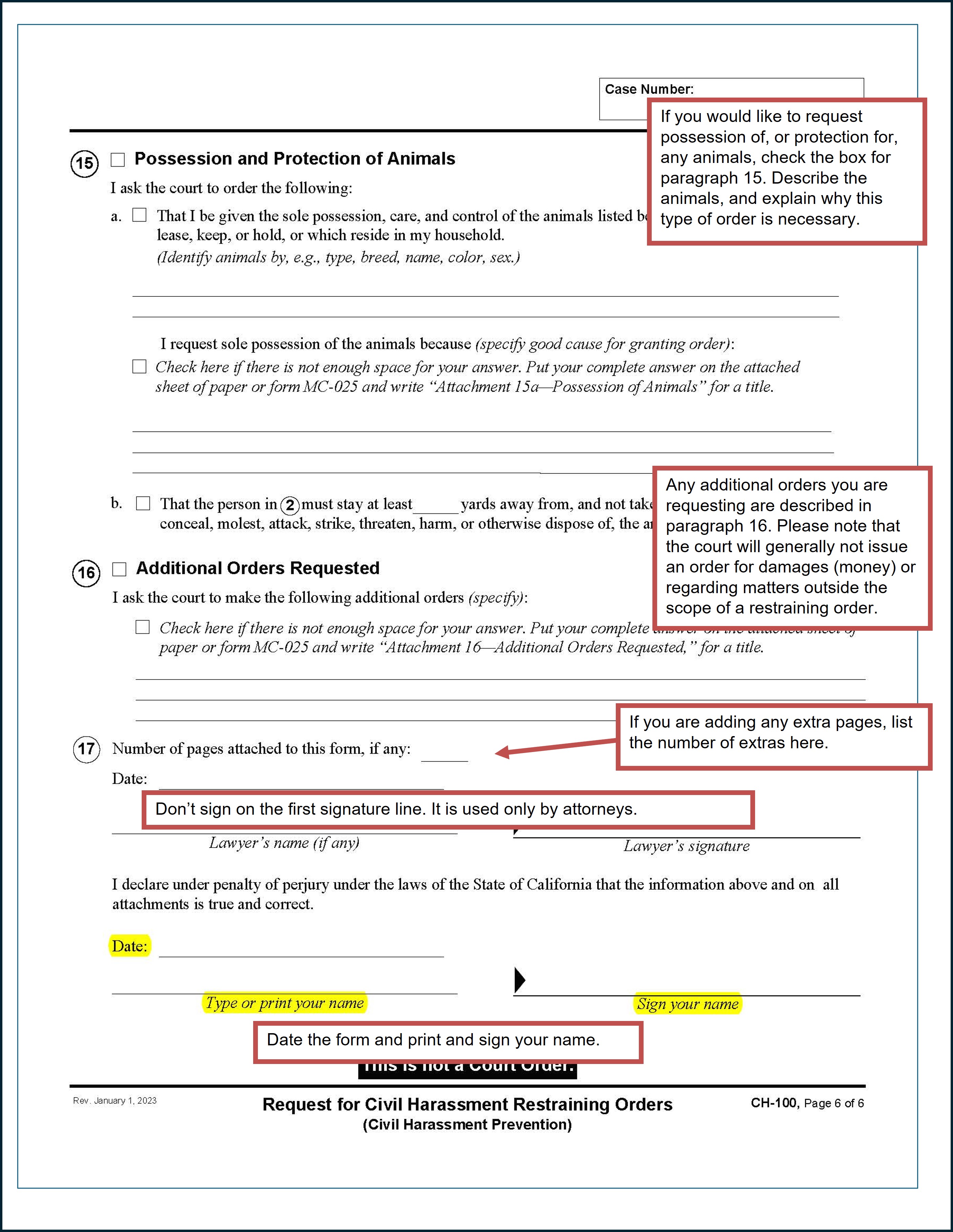 Civil Harassment Restraining Order - Sacramento County Public Law Library